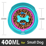 Anti-Choke Slow Eating & Drinking Bowl For Dogs