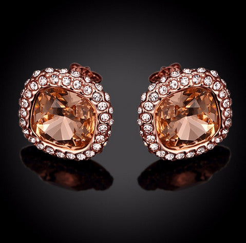 Boucles d'oreilles en zircone cubique