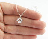 Collana con zampa di cane