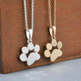 Collana con zampa di cane
