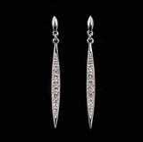 18k Gold & Silber Diamant Ohrringe