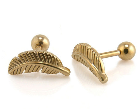 Feuilles Boucles d’oreilles