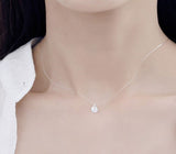 Collier zircon en argent sterling 925