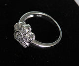 925 Sterling Silber Pfote Ring