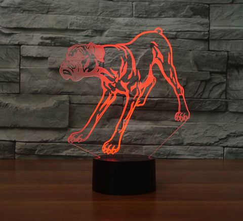 Lampe de chevet LED Boxer 3D