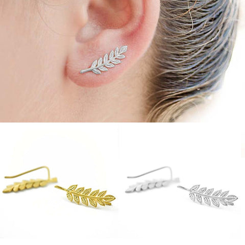 Boucles d'oreilles feuilles