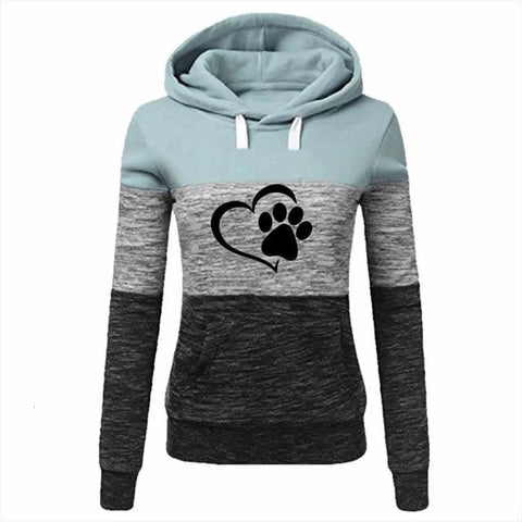 Hundepfote Herz Pulli