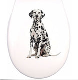 3D Hunde WC Aufkleber