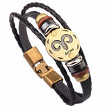 12 Horoskop Lederarmband