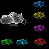 3D Hunde LED Lampe (7 Farben veränderbar)