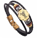 12 Horoskop Lederarmband