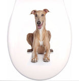 3D Hunde WC Aufkleber