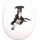 3D Hunde WC Aufkleber