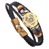 12 Horoskop Lederarmband