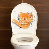 3D Katzen Aufkleber