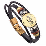 12 Horoskop Lederarmband