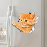 3D Katzen Aufkleber