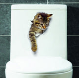 3D Katzen Aufkleber