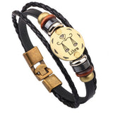 12 Horoskop Lederarmband