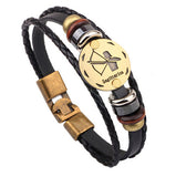 12 Horoskop Lederarmband