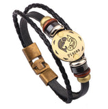 12 Horoskop Lederarmband