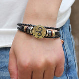 12 Horoskop Lederarmband