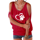 2019 La colère de Hundepfote le cœur de la T-shirt