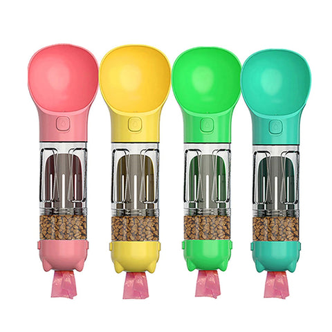 4 in 1 Tragbar Hundewasserflasche